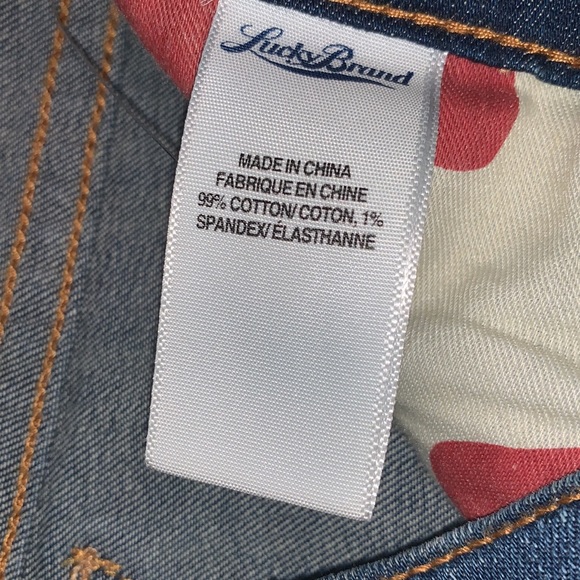 LUCKY BRAND SIZE 00 NWT CHARLIE CAPRI JEANS - Picture 10 of 10